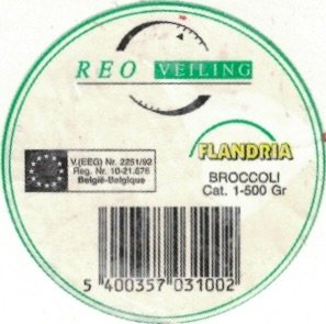 Flandria reo veiling broccoli cat. 1 500 gr 5400357031002