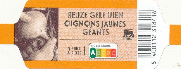 delhaize reuze gele uien oignons jaunes géants 5400112318416