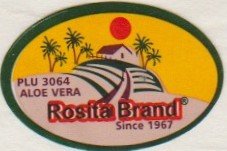 Rosita brand since 1967 plu 3064 aloe vera