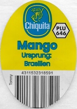 Chiquita mango ursprund brasilien plu 646 tommy 4311532318591
