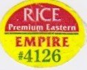 Rice premium eastern empire #4126