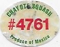 chayote squash #4761 produce of mexico