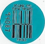 Organic red roma tomato mexico 94087