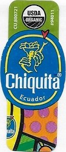 Chiquita ecuador #94011 usda organic cu800721