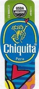 Chiquita peru #94011 usda organic cu800721