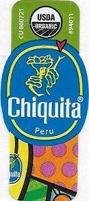 Chiquita peru #94011 usda organic cu800721