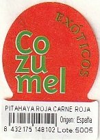 cozumel exoticos pitahaya roja carne roja 8432175148102 origen espana