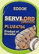 Eddoe servi lord exportador  plu #4794 product of ecuador