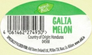 Nature s Pick galia melon 4061462274930 country of origin: honduras 04568