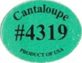 cantaloupe #4319 product of usa