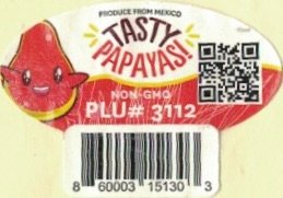 Tasty Papayas! produce from mexico non-gmo plu #3112 860003151303