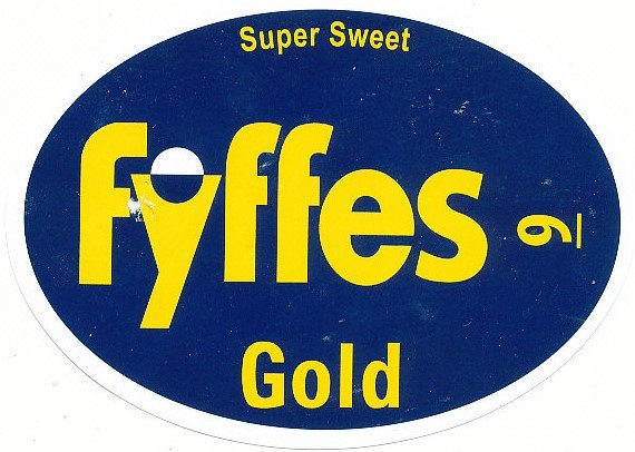 Fyffes gold super sweet 9 product of costa rica produit du costa rica 5397005022058 plu 19