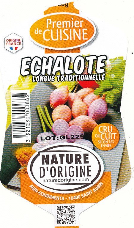 premier de cuisine échalote longue traditionelle origine france  3521230003885 nature d origine