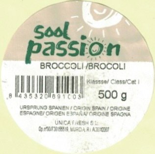 Sool Passion broccoli brocoli 8435320691003 ursprung spenien unica fresh s.l.