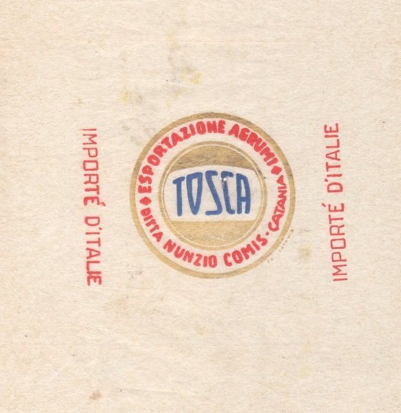 Tosca esportaione agrumi ditta nunzio comis catania importe d italie