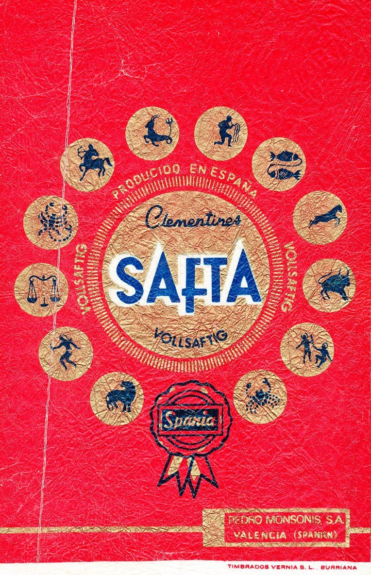 Safta clementines vollsaftig producido en espana spania monsonis valencia espana