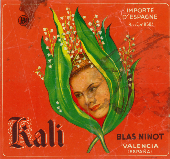 Kali blas ninot valencia espana importe d espagne r.e. 8504