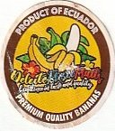 deleite fresco fruits product of ecuador excellence in taste and quality premium quality bananas