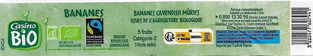 Casino bio 3222477607941 cavendish 5 fruits cat2 14cm mini flo id 29824 do-bio-123