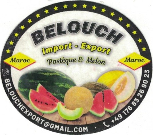 Belouch ikport export pasteque & melon maroc beloucheexport@gmail.com
