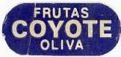 coyote frutas oliva