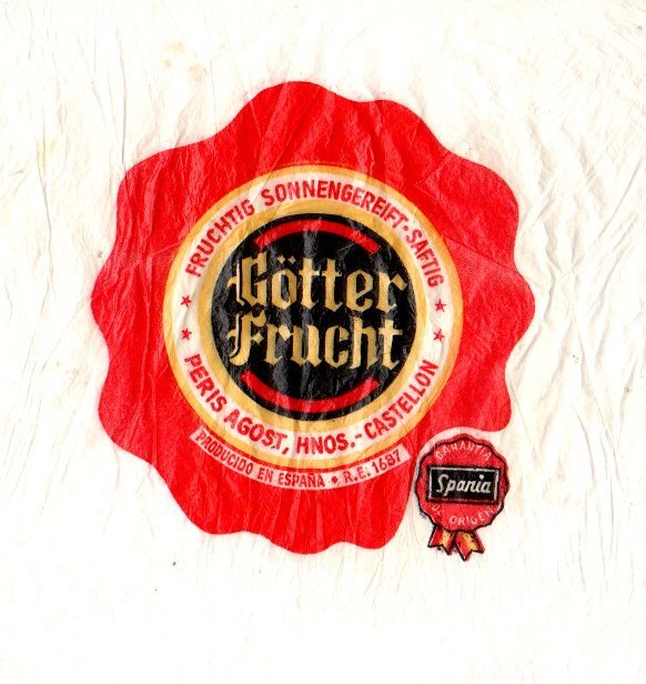 Gotter frucht fruchtig sonnengereift saftig peris agost hnos castellon producido en espana spania