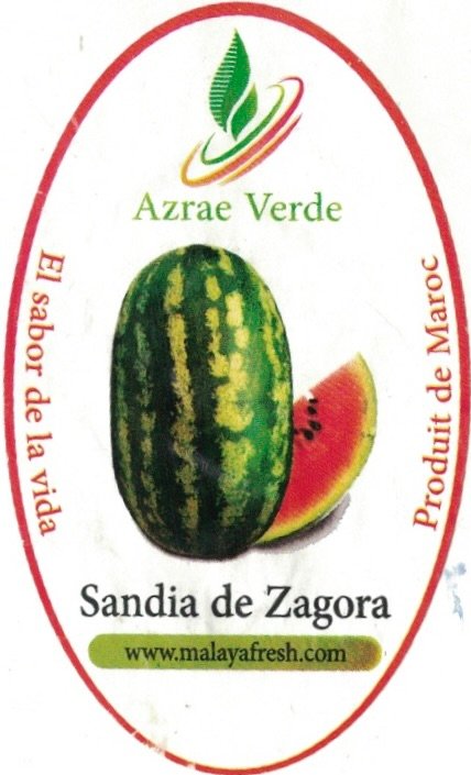 Azrae Verde el sabor de la vie produit du maroc sandia de zagora www.malayafresh.com