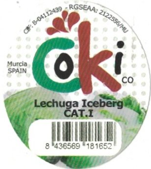 Coki co murcia spain lechuga iceberg cat. 1 843569181652