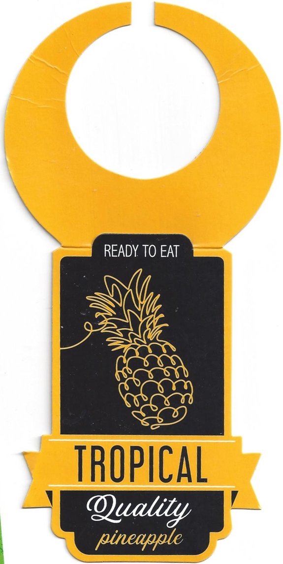 tropical quality pineapple ready to eat