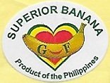 Gf superior banana product of the philippines