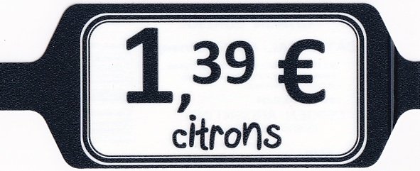 1,39 € citrons