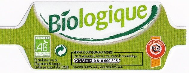 Biologique ab selection www.intermarche.com