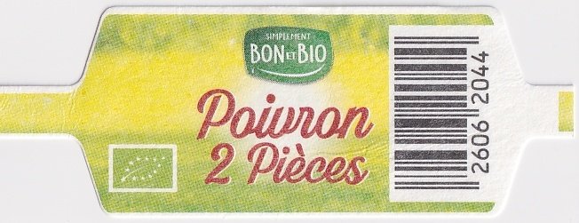 Simplement bon et bio poivron 2 pieces 26062044