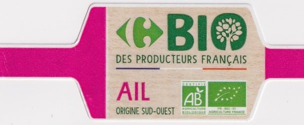 Bio des producteurs français ail origine sud ouest