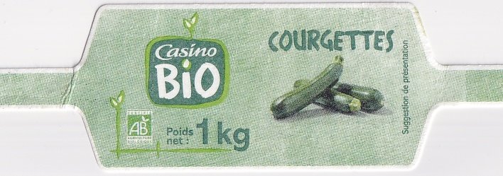 Casino bio courgettes 1kg