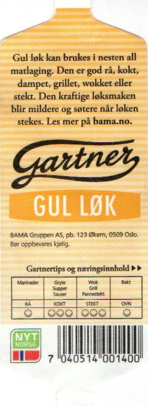 gartner gul lok nyt norge 7040514001400