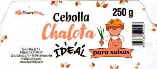 duart blay cebolla chalota ideal 250g para salsas espana 8414382411057