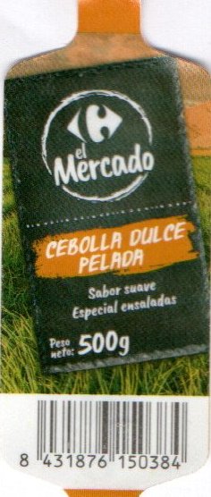 el mercado cebolla dulce pelada 500g 8431876150384