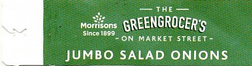 Morrisons the greengrocer s on market street jumbo salad onions