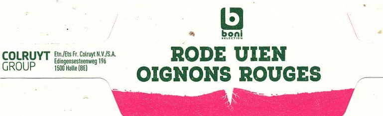 b boni rode uien oignons rouges