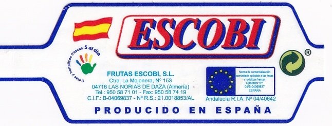 Escobi frutas escobi producido en espana