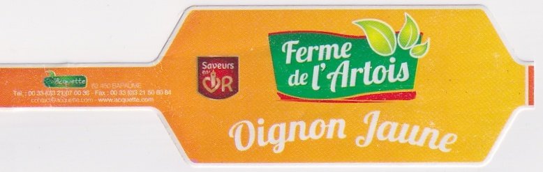 Ferme de l artois saveurs en or oignon jaune