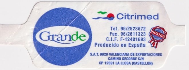 Grande citrimed valenciana de exportaciones camino segorbe da llosa castellon spania
