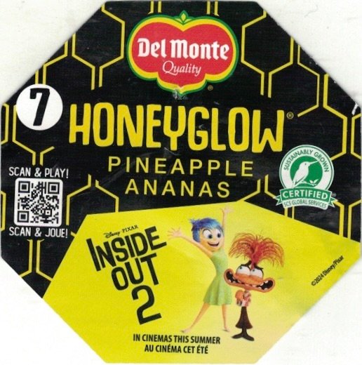 Del monte quality honeyglow Inside Out 2 7 5050372130503 produit du costa rica