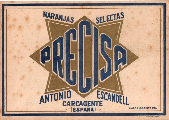 precisa antonio escandell naranjas carcagente espana