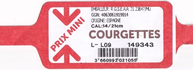 Prix mini courgettes 3660992021055