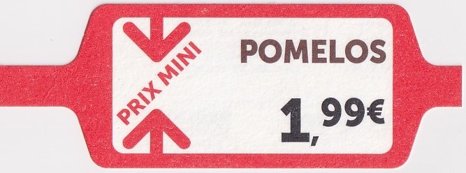 Prix mini pomelos 1,99€