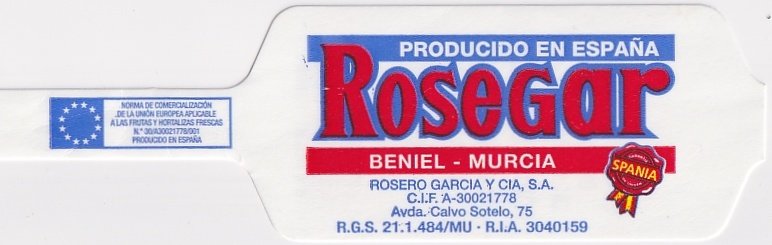 Rosegar producido en espana beniel murcia espana