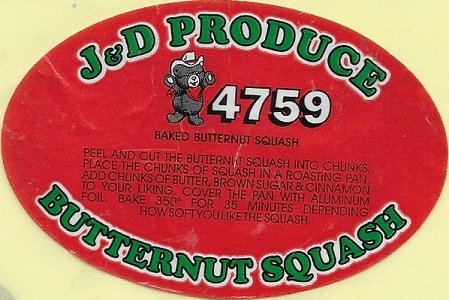 J&d produce 4759 baked butternut squash