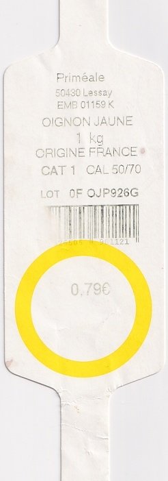 0,79 € primeale oignon jaune